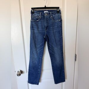 Good American Straight Leg Fitted Denim